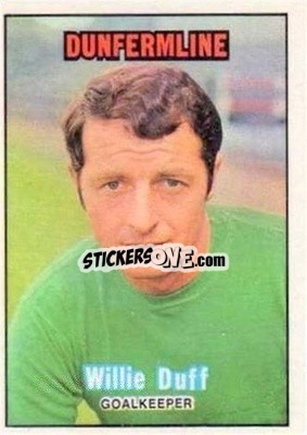 Sticker Willie Duff - Scottish Footballers 1970-1971
 - A&BC