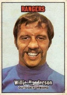 Sticker Willie Henderson - Scottish Footballers 1970-1971
 n. 32 - A&BC