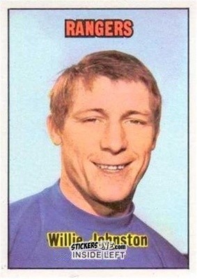 Sticker Willie Johnston - Scottish Footballers 1970-1971
 - A&BC