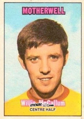 Sticker Willie McCallum - Scottish Footballers 1970-1971
 n. 58 - A&BC