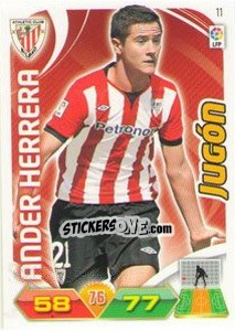 Cromo Ander Herrera - Liga BBVA 2011-2012. Adrenalyn XL - Panini