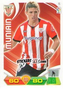 Sticker Muniain - Liga BBVA 2011-2012. Adrenalyn XL n. 15 - Panini