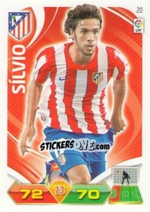 Sticker Sílvio - Liga BBVA 2011-2012. Adrenalyn XL n. 20 - Panini