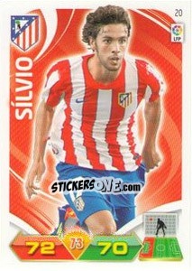 Figurina Sílvio - Liga BBVA 2011-2012. Adrenalyn XL - Panini