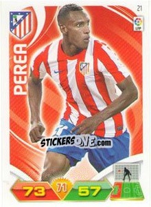 Sticker Perea - Liga BBVA 2011-2012. Adrenalyn XL n. 21 - Panini