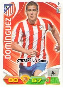 Sticker Domínguez - Liga BBVA 2011-2012. Adrenalyn XL n. 24 - Panini