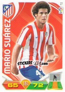 Sticker Mario Suárez - Liga BBVA 2011-2012. Adrenalyn XL n. 27 - Panini