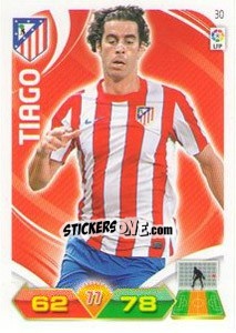 Sticker Tiago Mendes - Liga BBVA 2011-2012. Adrenalyn XL n. 30 - Panini