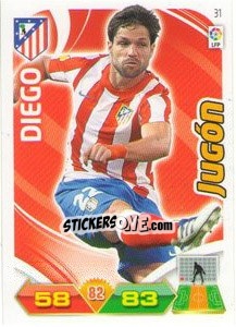 Sticker Diego - Liga BBVA 2011-2012. Adrenalyn XL n. 31 - Panini