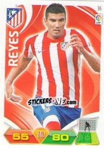Sticker Jose Antonio Reyes - Liga BBVA 2011-2012. Adrenalyn XL n. 36 - Panini