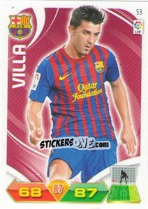 Cromo David Villa