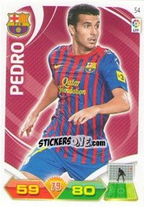 Sticker Pedro Rodríguez - Liga BBVA 2011-2012. Adrenalyn XL - Panini