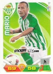 Sticker Mario - Liga BBVA 2011-2012. Adrenalyn XL n. 57 - Panini