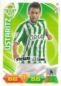 Sticker Ustaritz - Liga BBVA 2011-2012. Adrenalyn XL n. 58 - Panini