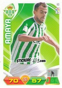 Sticker Amaya - Liga BBVA 2011-2012. Adrenalyn XL n. 60 - Panini