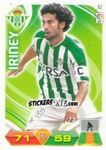 Sticker Iriney - Liga BBVA 2011-2012. Adrenalyn XL n. 62 - Panini