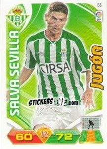Sticker Salva Sevilla - Liga BBVA 2011-2012. Adrenalyn XL n. 65 - Panini
