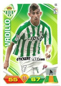 Sticker Vadillo - Liga BBVA 2011-2012. Adrenalyn XL n. 66 - Panini