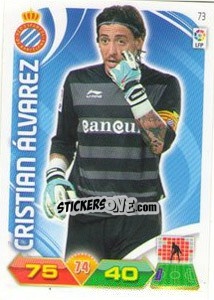 Sticker Cristian álvarez - Liga BBVA 2011-2012. Adrenalyn XL n. 73 - Panini