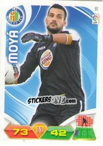 Sticker Moyá - Liga BBVA 2011-2012. Adrenalyn XL n. 91 - Panini