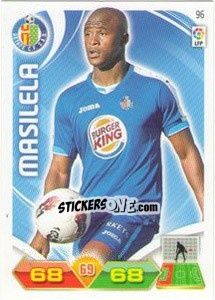 Sticker Masilela - Liga BBVA 2011-2012. Adrenalyn XL n. 96 - Panini