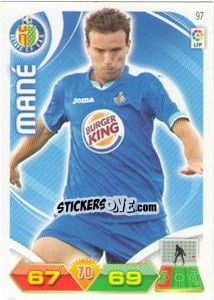 Cromo Mané - Liga BBVA 2011-2012. Adrenalyn XL - Panini