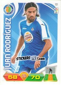 Sticker Juan Rodríguez - Liga BBVA 2011-2012. Adrenalyn XL n. 101 - Panini
