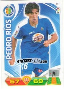 Sticker Pedro Rios - Liga BBVA 2011-2012. Adrenalyn XL n. 103 - Panini