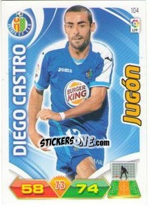 Cromo Diego Castro - Liga BBVA 2011-2012. Adrenalyn XL - Panini