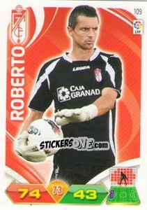 Sticker Roberto - Liga BBVA 2011-2012. Adrenalyn XL n. 109 - Panini