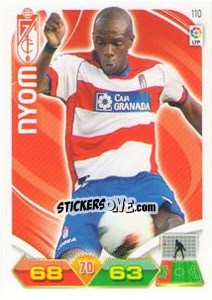 Sticker Nyom - Liga BBVA 2011-2012. Adrenalyn XL n. 110 - Panini