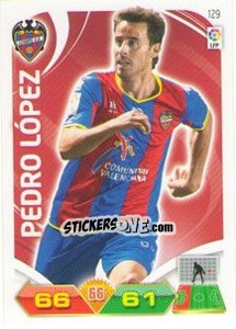 Sticker Pedro López - Liga BBVA 2011-2012. Adrenalyn XL n. 129 - Panini