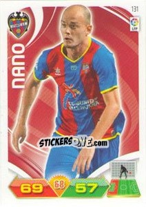 Cromo Nano - Liga BBVA 2011-2012. Adrenalyn XL n. 131 - Panini