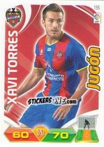 Sticker Xavi Torres - Liga BBVA 2011-2012. Adrenalyn XL n. 135 - Panini