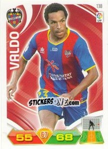 Sticker Valdo - Liga BBVA 2011-2012. Adrenalyn XL n. 138 - Panini