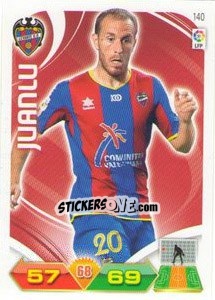 Sticker Juanlu - Liga BBVA 2011-2012. Adrenalyn XL n. 140 - Panini