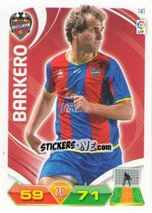 Sticker Barkero - Liga BBVA 2011-2012. Adrenalyn XL n. 141 - Panini
