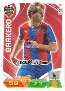 Cromo Barkero - Liga BBVA 2011-2012. Adrenalyn XL - Panini