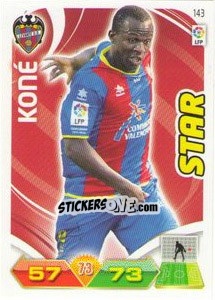 Cromo Arouna Koné - Liga BBVA 2011-2012. Adrenalyn XL - Panini