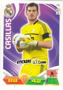 Sticker Casillas - Liga BBVA 2011-2012. Adrenalyn XL n. 145 - Panini