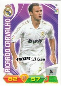 Sticker Ricardo Carvalho - Liga BBVA 2011-2012. Adrenalyn XL n. 149 - Panini