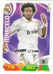Sticker Marcelo - Liga BBVA 2011-2012. Adrenalyn XL n. 151 - Panini