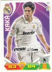 Sticker Kaká - Liga BBVA 2011-2012. Adrenalyn XL n. 157 - Panini
