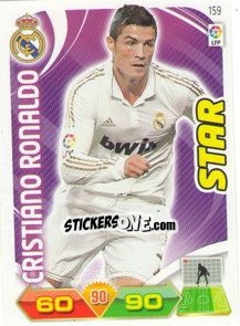 Sticker Cristiano Ronaldo - Liga BBVA 2011-2012. Adrenalyn XL n. 159 - Panini