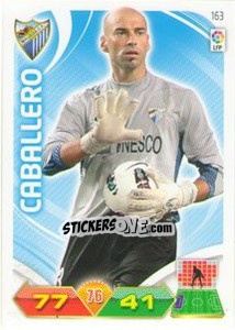 Sticker Willy Caballero - Liga BBVA 2011-2012. Adrenalyn XL - Panini