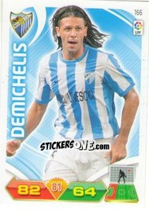 Sticker Demichelis - Liga BBVA 2011-2012. Adrenalyn XL n. 166 - Panini