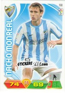 Sticker Nacho Monreal - Liga BBVA 2011-2012. Adrenalyn XL n. 168 - Panini