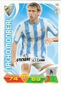 Figurina Nacho Monreal - Liga BBVA 2011-2012. Adrenalyn XL - Panini