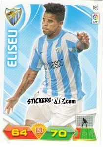 Sticker Eliseu - Liga BBVA 2011-2012. Adrenalyn XL n. 169 - Panini