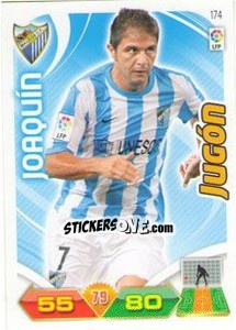Sticker Joaquín - Liga BBVA 2011-2012. Adrenalyn XL n. 174 - Panini
